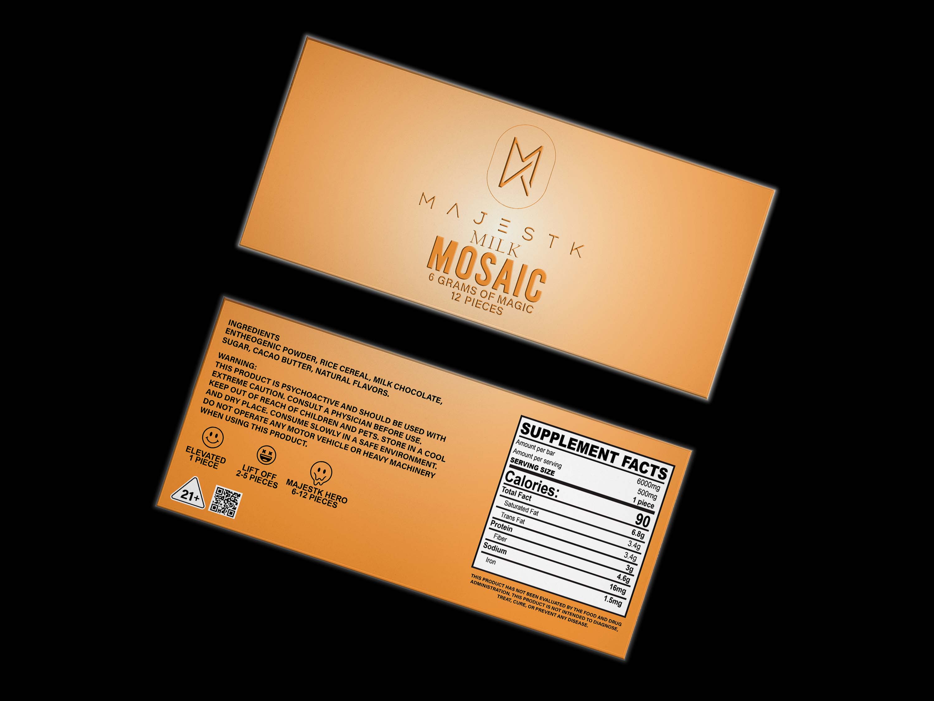 Milk Mosaic Chocolate - 12 Servings (.50 per serving, 6G)