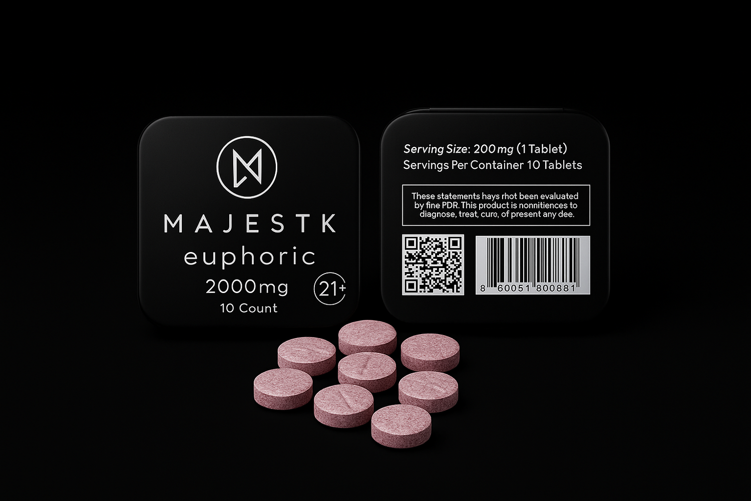 Euphoric Tablets - 10 Servings (.20 per serving, 2G)